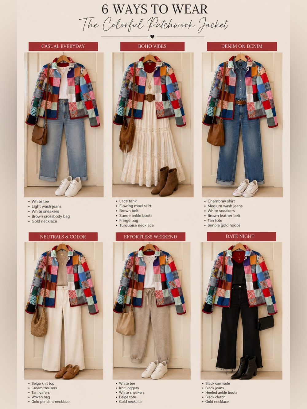 Boho Colorful Patchwork Women's Jacket vintage tied quilt coat medium